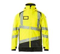 Mascot Accelerate Safe 19335-231-1709 - Chaqueta de invierno (forro Clipert bicolor, transpirable, resistente al viento y al agua, Hi-Vis, amarillo/negro, talla 4XL)