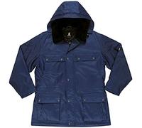 Mascot Quebec Originals 00510-620-01 - Parka de nailon impermeable con forro acolchado, talla 3XL, color azul marino