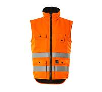 Mascot Solden Safe Arctic Pile - Chaleco impermeable para invierno, clase 1, talla M, color naranja