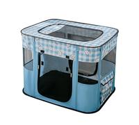 Mascota con puerta y techo para perros pequeños, corral de ejercicio para gatos, sala de parto para gatos de interior y otros pequeños