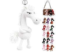 Mascota de la suerte del año del caballo 2026, guardianes de caballos de peluche de la suerte, regalo de buena suerte, símbolo de fuerza, coraje y equilibrio (tipo P)