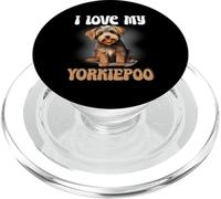 Mascota de Raza de Perro Yorkiepoo Me Encanta mi Yorkiepoo PopSockets PopGrip para MagSafe