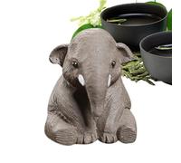 Mascota de té de elefante - Estatua de elefante y, decoración de bandeja