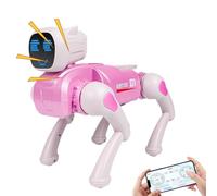 Mascota robótica - Control de voz de perro Walking, Smart Educational Companion for Kids Girls, Engaging Indoor Play Gift, Herramienta de aprendizaje de alta tecnología, Home Using Travel