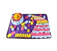 Mascota Snuffle Feeding Mat Dog Interactive Puzzle Juguetes Grandes Huecos Naturales Capacidades de Alimentación para Mascotas Animado