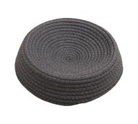 Mascota tejida a mano, cálida cueva de cama de animales pequeños, circular de felpa con acolchado suave, cesta cálida para dormir, cama de animal de estilo natural, refugio de conejitos para el