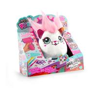 Canal Toys - Airbrush Plush - Colorea tu Mascota de Peluche con Aerógrafo | Con Aerógrafo Electrónico, 3 Rotuladores de Colores Lavables, Plantillas Adhesivas y Accesorios para el Pelo