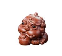 Mascotas De Té Adornos pequeños de Pixiu de la suerte for mascotas de té de arena morada, decoración de mesa de entrada adecuada for el hogar, la casa de té, la cafetería Accesorios Para Juegos De Té
