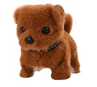 Mascotas electrónicas, juguete para perros ladrando | Dibujos animados coloridos para perros de conejo de peluche | Actividades educativas para, Walking Barking Robot Animal Toy para vacaciones