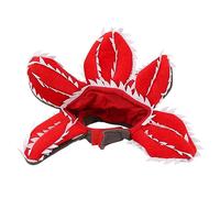 Mascotas Halloween Man Eater Flower Gat. Lindo cómodo Horror Atentable Horror Cosplay Hombro para Fiesta para Fiesta (S)