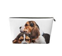 Mascotas Lindas Cachorros Beagle Perros, Bolsa de Maquillaje Bolsa de cosméticos Bolsa de artículos de tocador de Viaje portátil Bolsa de artículos de tocador