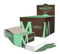 Mascotte® Brown Rolls Combi 5 metros x 20 cajas | Consejos y papeles sin blanquear para girar en longitud individual | Caja con rollos de 5 metros | 100 m + 1000 puntas