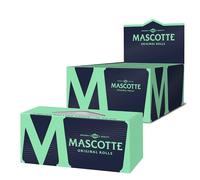 Mascotte® Extra Dunne Vloei op Rol - 20 rollen van 5 meter | Langzaam brandend papier 44 mm breed | Ultra licht 12 g/m² | Voor shag & roltabak