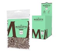 Mascotte® Filtro de papel delgado X-LONG 6 mm 120 x 20 bolsitas | Filtros de cigarrillos extralargos sin blanquear y sin plástico con superficie adhesiva para tabaco de liar | reciclado | 2400 filtros
