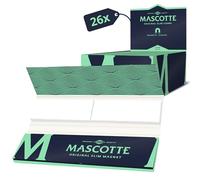 Mascotte® Original Slim Combi 34 x 26 librillos | Papel de Fumar Largo con Cartones Filtros | Papel de liar estrecho y fino con cierre magnético | 884 Hojas y Tips