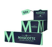 Mascotte® Original Slim Magnet 34 x 50 librillos | Papel de fumar Long Papers | Papel de liar estrecho y fino con cierre magnético | 1700 hojas