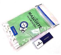 Mascotte Slim carbón/carbón activado filtros de cigarrillos 6 mm 5 bolsas de 120 (total 600 filtros) por Trendz