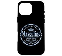 Masculinidad Cristiana Excesivamente Masculina 1613 Stand Firm Carcasa para iPhone 16 Pro MAX