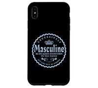 Masculinidad Cristiana Excesivamente Masculina 1613 Stand Firm Carcasa para iPhone XS MAX