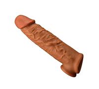 Masculino CondóN De PartíCulas Expandibles De CondóN De Silicona LíQuida MéDica Ayuda A Simular El Engrosamiento Y Alargamiento Del CondóN De Piel (Reutilizable)