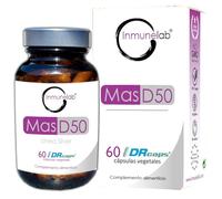 MasD50 60 Cápsulas. Complemento alimenticio a base de glicina, té verde, N-Acetil L-cisteína, Bacillus subtilis, minerales y L-Leucina.