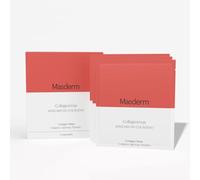 MASDERM - Mascarillas Faciales con Colágeno, 5 Paquetes, Mascarilla Hidratante y Reafirmante con Colágeno Hidrolizado, Ácido Hialurónico y Alga Roja con Peptidos Antiedad para Piel Seca y Madura