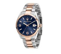 Maserati Atracción - Reloj Hombre Azul Y Oro Rosa (R8853151006)