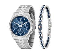 Maserati Competizione Reloj Multifunción para Hombre | Acero, Caja 41.00mm, Pulido, Satinado, R8853100048