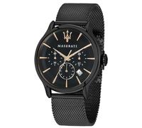Maserati Epoca Reloj Cronógrafo para Hombre Pulsera Acero Negro UMAR8873618006