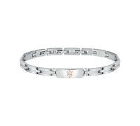 Maserati Jewels Pulsera Hombre, en Acero, PVD Oro rosa - JM121ATK12