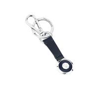 MASERATI Llavero para Hombre en Acero, Cuero Natural, Colección KEYRINGS, Regalo para Hombre - KMU5240102