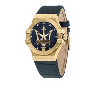 Maserati Potencia - Reloj Hombre Azul Oro Correa De Piel (R8851108035)