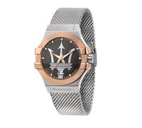 Maserati Potencia - Reloj Hombre Plata Y Oro Rosa (R8853108007)