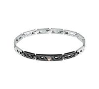 Maserati Pulsera de Acero, IP Oro Rosa, IP Negro, Colección Iconic - JM124AVD36