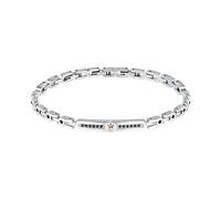 Maserati Pulsera de Hombre en Acero, PVD Oro Rosa, Cristales, Colección Iconic - JM423AVD28