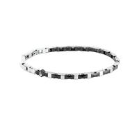 MASERATI Pulsera Hombre de Acero, Cerámica, Colección CERAMIC, Tridente