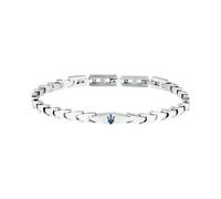 Maserati Pulsera Hombre en Acero, Colección ICONIC, Diseño de Espiga, Regalo marido o novio
