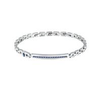 Maserati Pulsera Hombre en Acero, Cristales Azules, Colección ICONIC - JM424AVD61