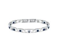 Maserati Pulsera Hombre en Acero y Cerámica, Colección CERAMIC, Regalo de Cumpleaños Novio o Esposo