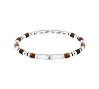 Maserati Pulsera para Hombre de Acero, Piedras, Largo 22 cm, Colección ICONIC