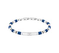 Maserati Pulsera para Hombre de Acero, Piedras, Largo 22 cm, Colección ICONIC