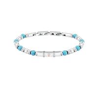 Maserati Pulsera para Hombre de Acero y Piedras, Largo 21,5 cm, Colección ICONIC