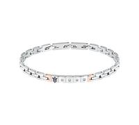 Maserati Pulsera para Hombre en Acero, Diamantes PVD Oro Rosa, Colección Diamantes - JM423ATY19