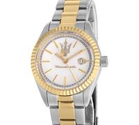 Maserati Reloj para Mujer, Colección Competizione, Movimiento de Cuarzo, Solo Tiempo con Fecha, en Acero y PVD Oro - R8853100505