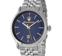 Maserati R8853118021 Reloj de pulsera Epoca 42mm Cuarzo Unisex Azul Plata 10 ATM