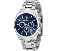 Maserati R8853151005 Attrazione Multifunción 43mm 5ATM GMT Cuarzo Unisex Azul...