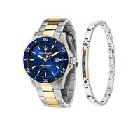 Maserati Reloj de Hombre, Hora, Fecha, Analógico, Correa de Acero, Colección Competizione Special Pack con Pulsera - R8873600007