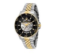 Maserati Reloj de Hombre, Automático, Analógico, Correa de Acero, Colección Sfida - R8823140010