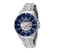 Maserati Reloj de Hombre, Automático, Analógico, Correa de Acero, Colección Sfida - R8823140011