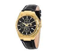 Maserati Reloj de hombre, cronógrafo, analógico, 41 mm, colección VELOCIDAD SLIM, correa de piel - R8871653001